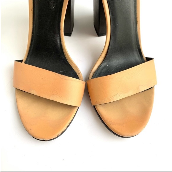 Vince Colorblock Double Ankle Strap Sandals Heels 37 - Picture 5 of 11